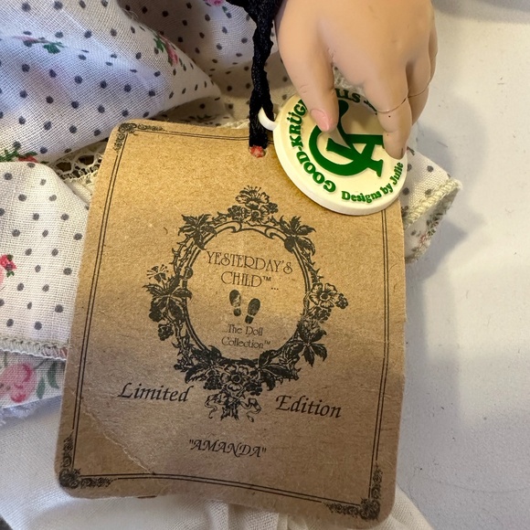 2001 Boyds Bear Yesterdays’ Children Amanda Large L/E Doll 4944 - Picture 7 of 8